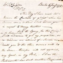 Philip Moore to John Langdon